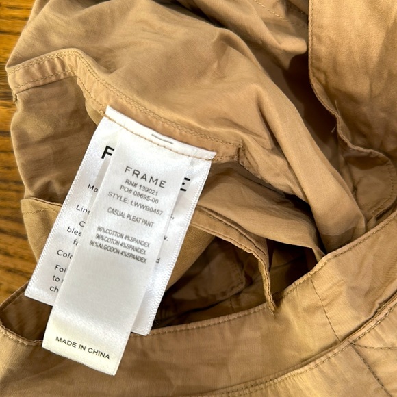 Frame casual pleat pants size 2 - Picture 7 of 10